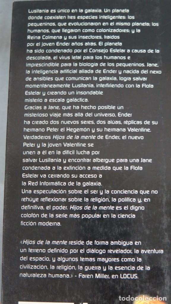 Libros de segunda mano: 1997.- HIJOS DE LA MENTE. ORSON SCOTT CARD - Foto 2