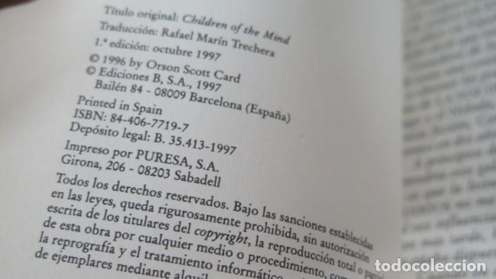 Libros de segunda mano: 1997.- HIJOS DE LA MENTE. ORSON SCOTT CARD - Foto 3