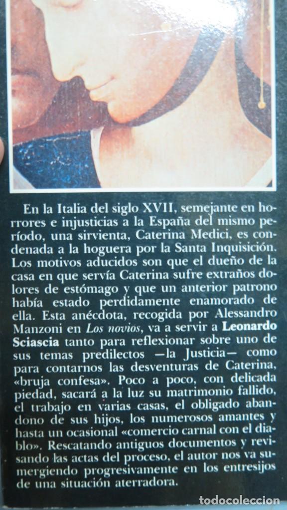 Libros de segunda mano: 1987.- LA BRUJA Y EL CAPIT&Aacute;N. LEONARDO SCIASCIA - Foto 2