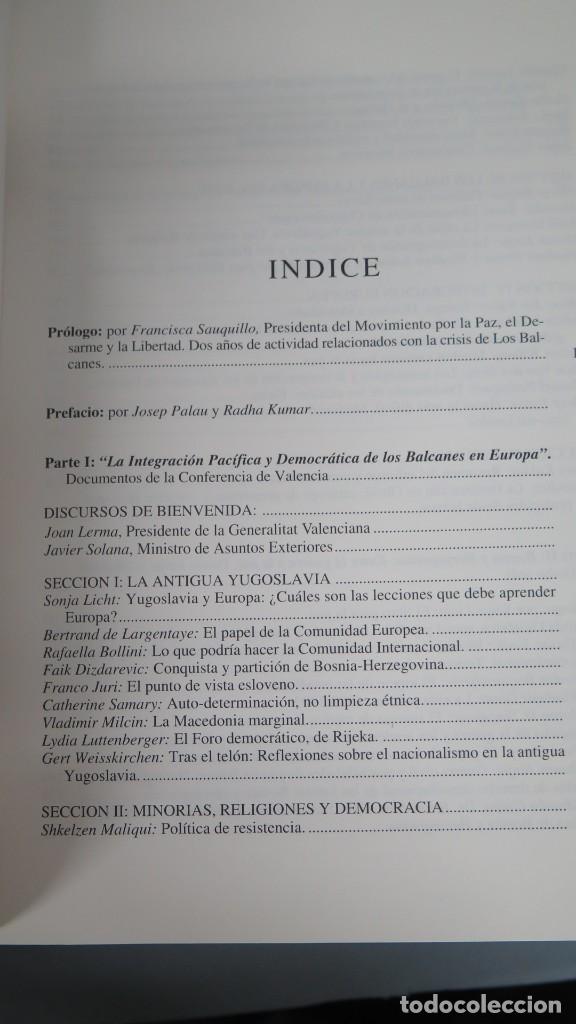 Libros de segunda mano: EX-YUGOSLAVIA. DE LA GUERRA A LA PAZ - Foto 2