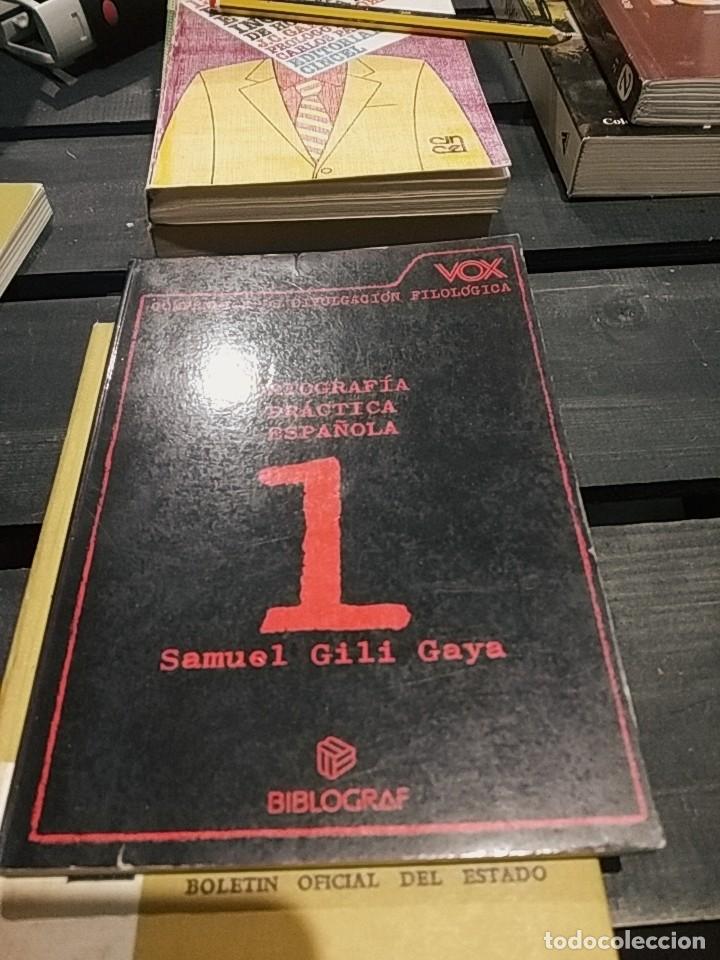 Libros de segunda mano: SAMUEL GILI GAYA ORTOGRAFIA PRACTICA ESPA&Ntilde;OLA - Foto 1