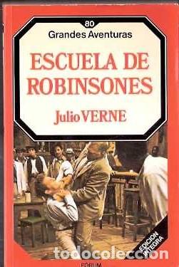 Libros de segunda mano: Escuela de Robinsones - Verne, Julio - Foto 1