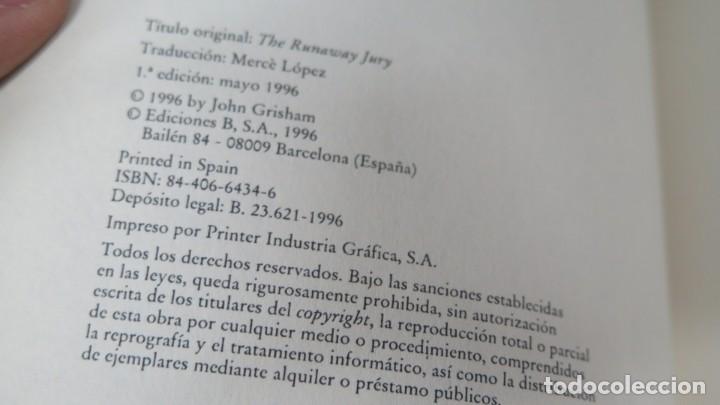 Libros de segunda mano: 1996.- EL JURADO. GRISHAM - Foto 3