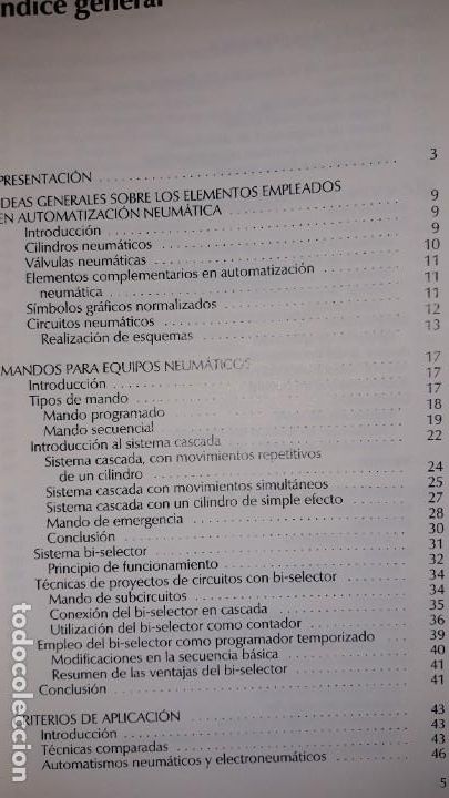 Libros de segunda mano: APLICACIONES INDUSTRIALES NEUMATICA actuador sensor v&aacute;lvulas control autom&aacute;tico electroneum&aacute;ti posic - Foto 7
