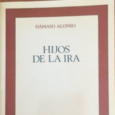 Libros de segunda mano: HIJOS DE LA IRA. DÁMASO ALONSO. Lote 190601411
