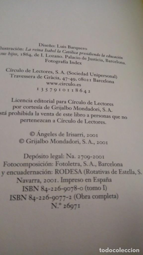 Libros de segunda mano: Isabel, La Reina,TRES TOMOS , ANGELES IRISARRI - Foto 2