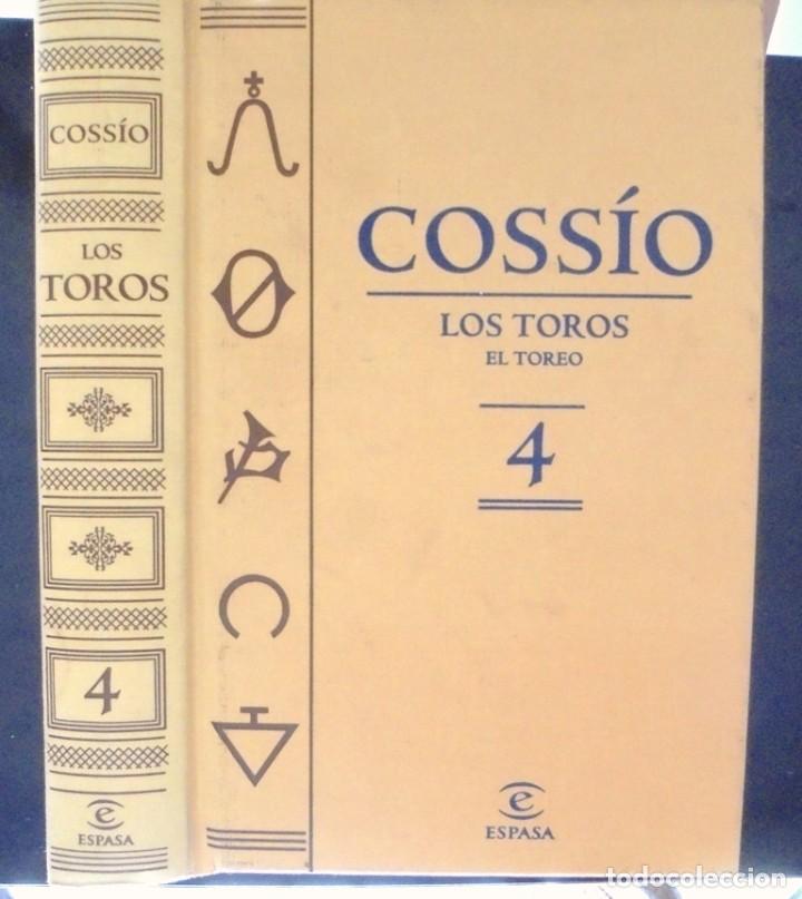Libros de segunda mano: Los toros. El toreo 4 Coss&iacute;o 2007 impecable Espasa - Foto 1