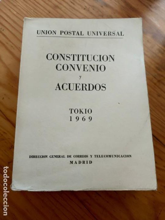 Libros de segunda mano: Constituci&oacute;n, convenio y acuerdos Tokio 1969. Uni&oacute;n Postal Universal - Foto 1