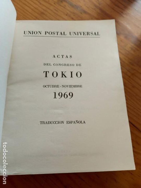 Libros de segunda mano: Constituci&oacute;n, convenio y acuerdos Tokio 1969. Uni&oacute;n Postal Universal - Foto 2