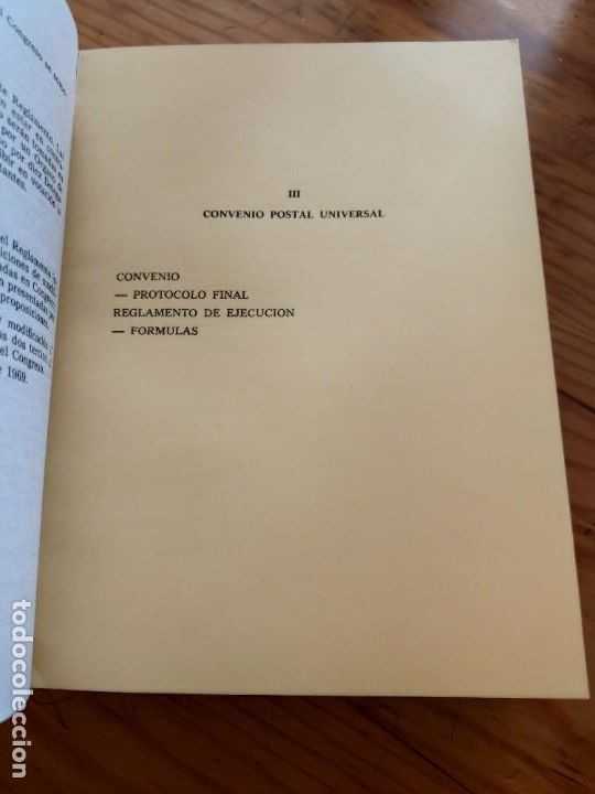 Libros de segunda mano: Constituci&oacute;n, convenio y acuerdos Tokio 1969. Uni&oacute;n Postal Universal - Foto 4