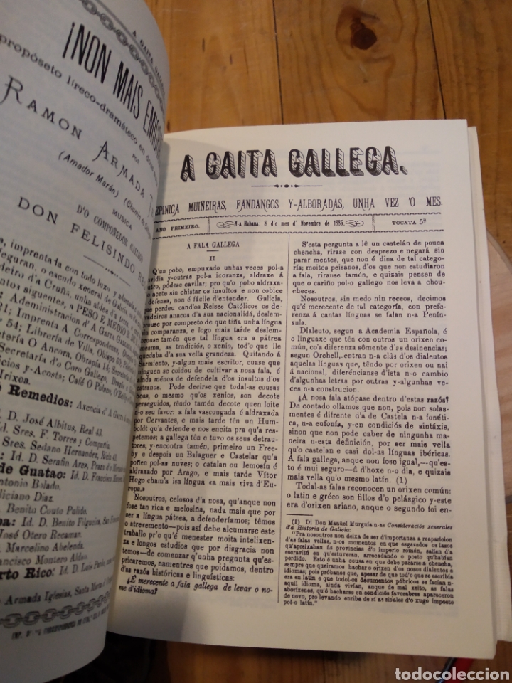 Libros de segunda mano: A GAITA GALLEGA. EDICI&Oacute;N FACSIMILAR #3706 - Foto 4