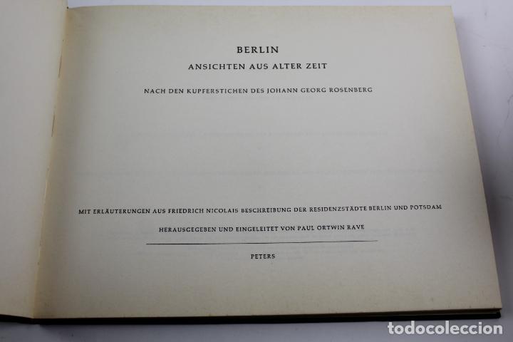 Libros de segunda mano: L-2037. BERLIN, ANSICHTEN AUS ALTER ZEIT. 1955. - Foto 2