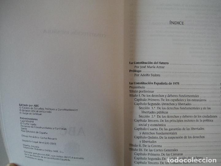 Libros de segunda mano: CONSTITUCION ESPA&Ntilde;OLA ABC - Foto 3