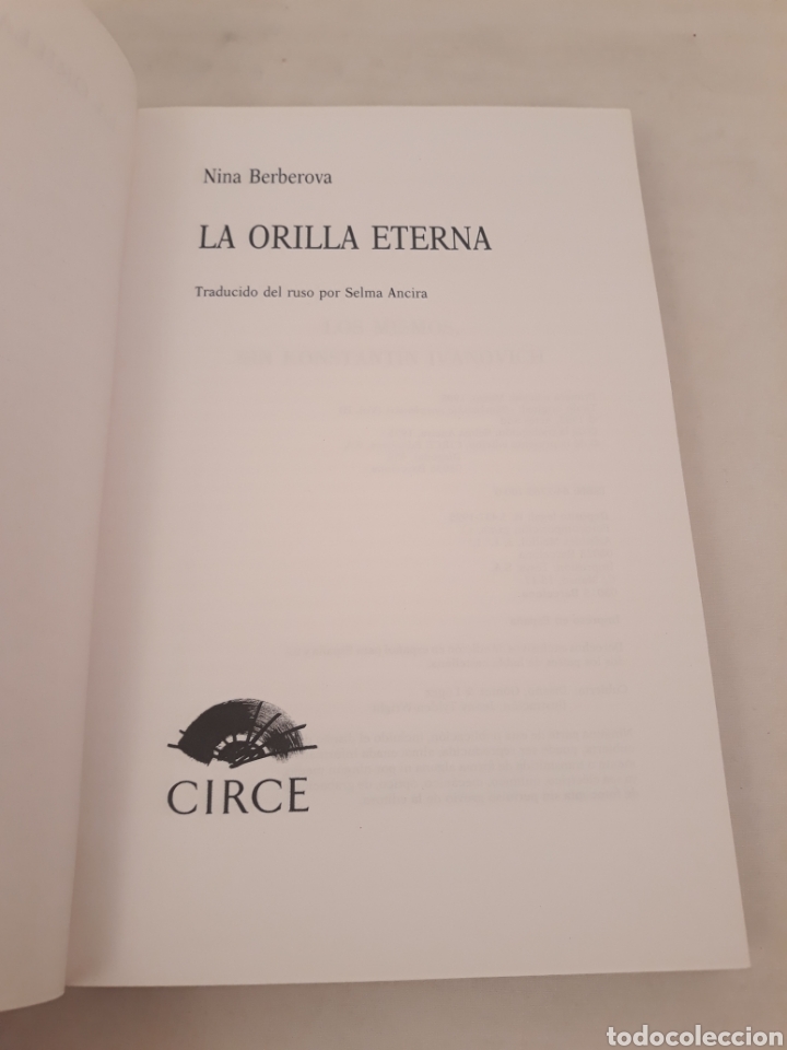 Libros de segunda mano: Nina Berberova. La orilla eterna. Circe. - Foto 3
