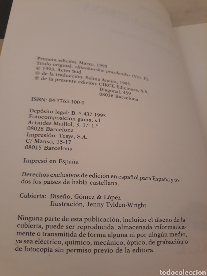 Libros de segunda mano: Nina Berberova. La orilla eterna. Circe. - Foto 4
