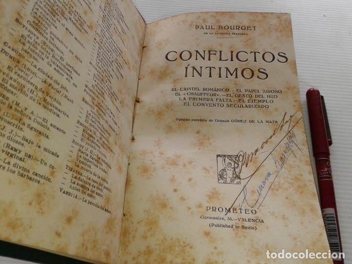 Libros de segunda mano: CONFLICTOS INTIMOS, PAUL BOURGET, T 9 - Foto 2