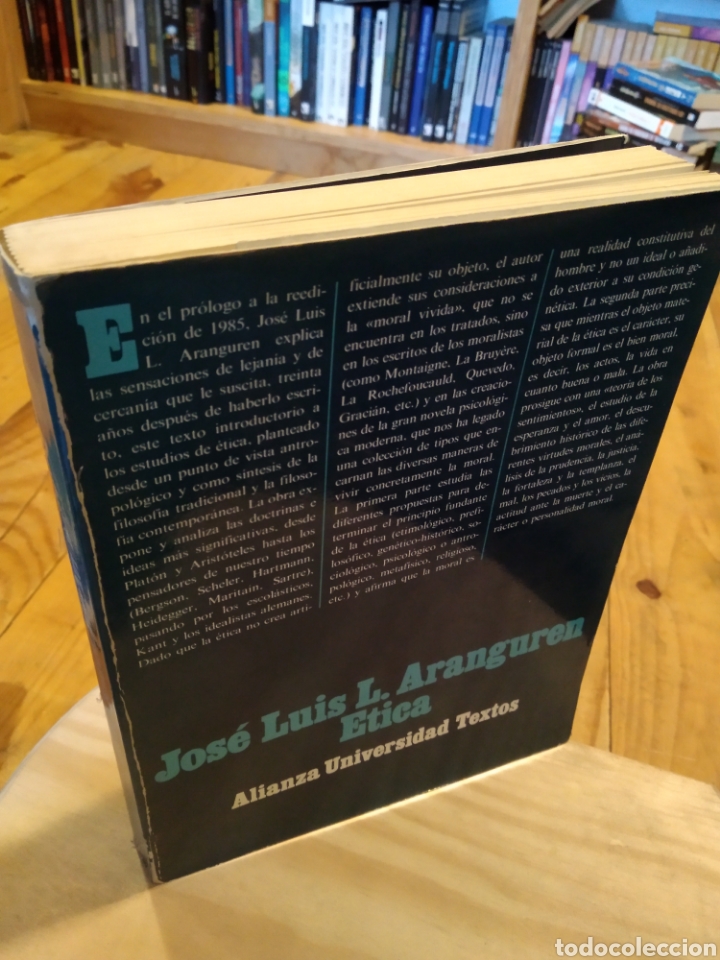 Libros de segunda mano: &Eacute;TICA. Jos&eacute; Luis L. Aranguren #3636 - Foto 1