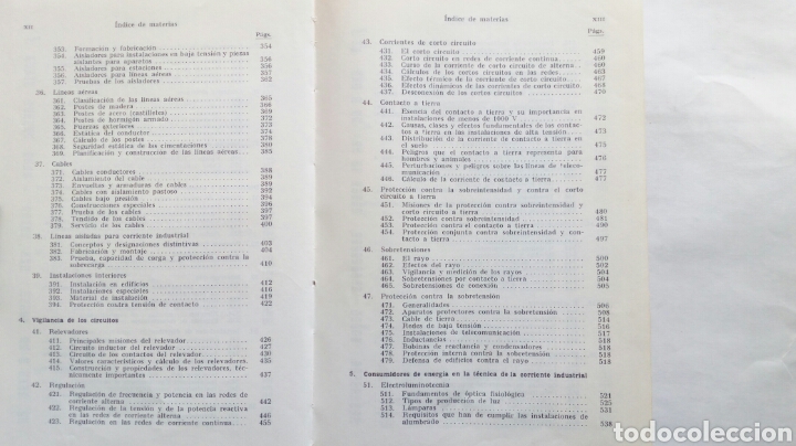 Libros de segunda mano: Manual del electrot&eacute;cnico (dos tomos). Moeller. edt. Labor. - Foto 12