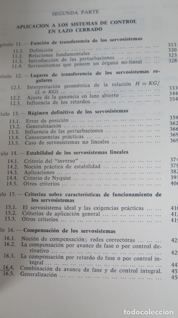 Libros de segunda mano: SERVO SISTEMAS TEOR&Iacute;A Y C&Aacute;LCULO - Foto 4