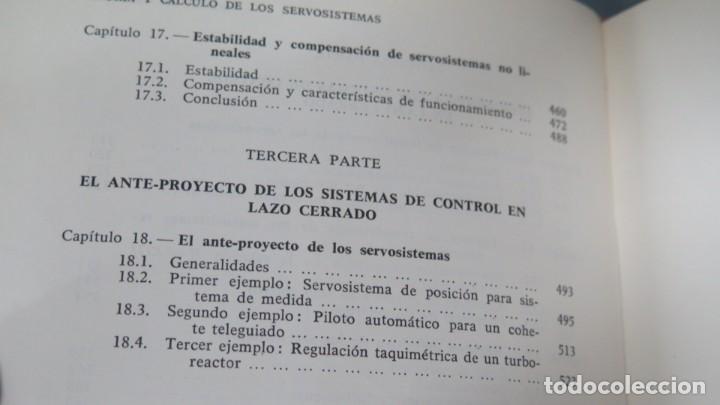 Libros de segunda mano: SERVO SISTEMAS TEOR&Iacute;A Y C&Aacute;LCULO - Foto 5
