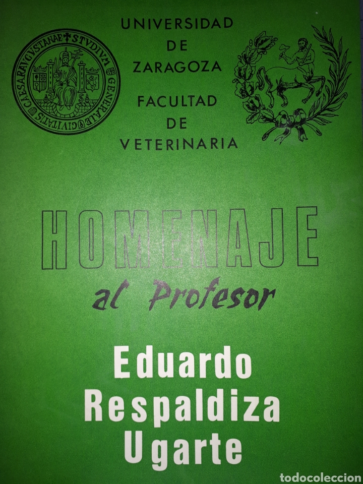 Libros de segunda mano: HOMENAJE AL PROFESOR EDUARDO RESPALDIZA UGARTE - Foto 1