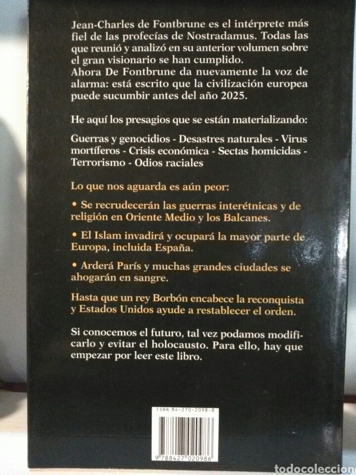 Libros de segunda mano: NOSTRADAMUS HASTA EL A&Ntilde;O 2025. - Foto 2