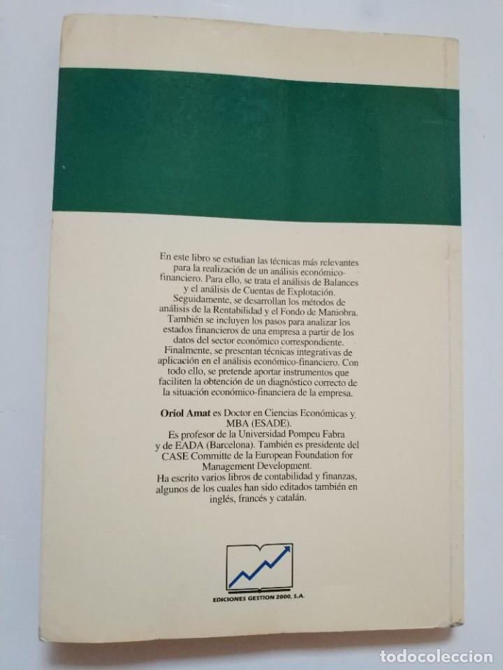 Libros de segunda mano: ANALISIS DE BALANCES.- ORIOL AMAT - Foto 4