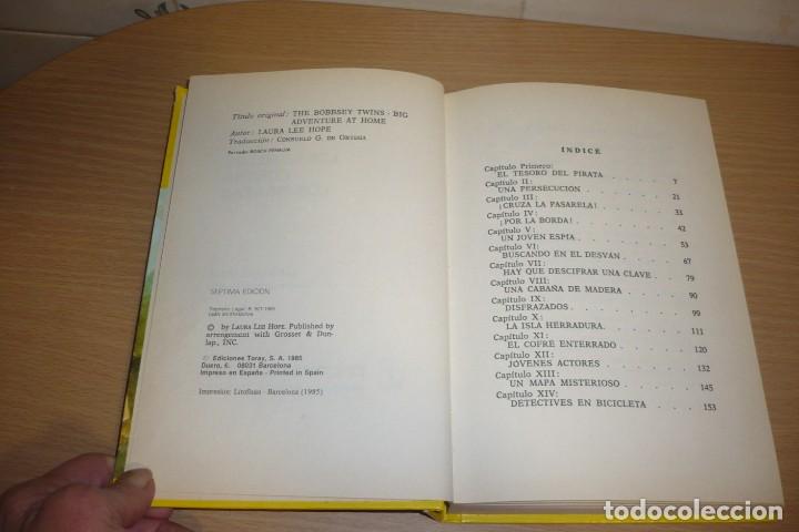 Libros de segunda mano: Los Gemelos Contra los Piratas. Ed. Toray 1985. - Foto 4