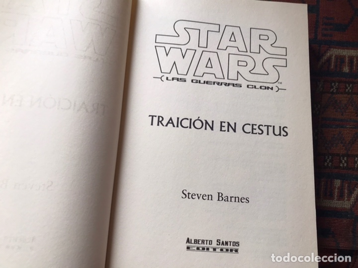Libros de segunda mano: Star Wars. Las guerras clon. Traici&oacute;n en Cestus. Steven Barnes - Foto 3