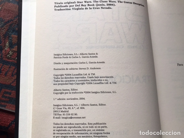 Libros de segunda mano: Star Wars. Las guerras clon. Traici&oacute;n en Cestus. Steven Barnes - Foto 4