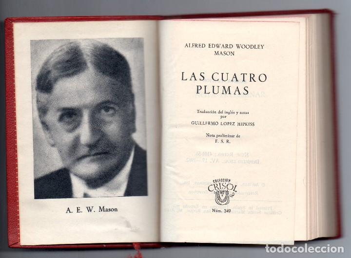 Libros de segunda mano: LAS CUATRO PLUMAS LIBRO CRISOL  NUERO 349 - Foto 2
