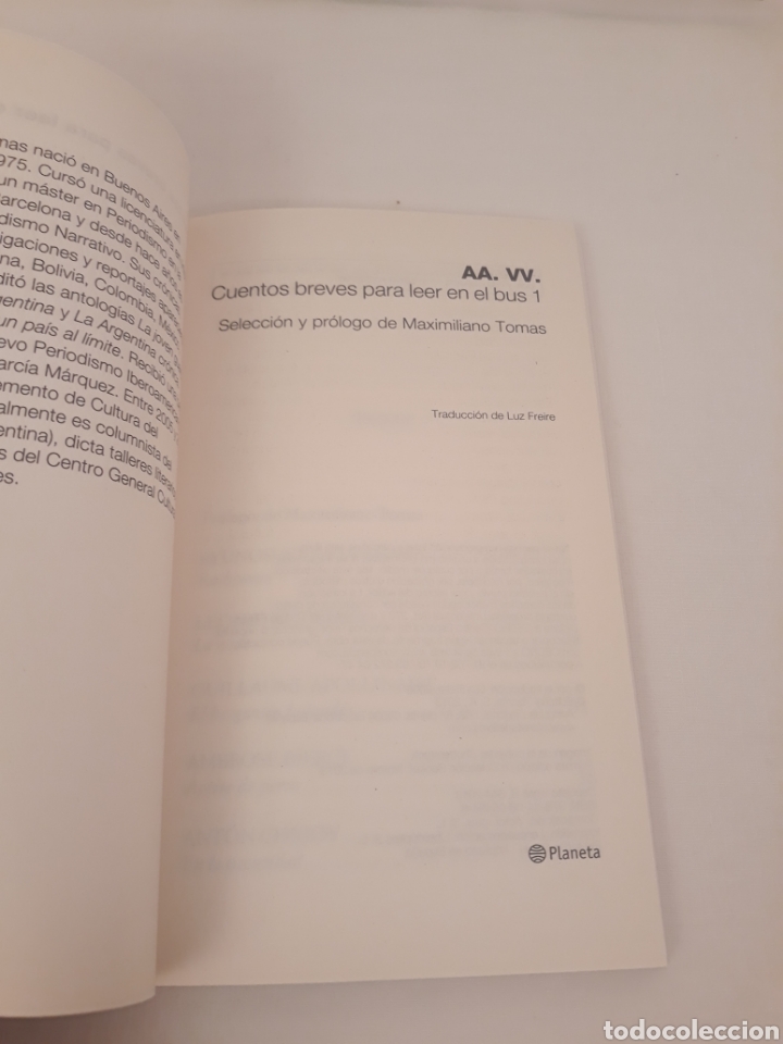 Libros de segunda mano: Cuentos breves para leer en el bus.Booket. - Foto 3