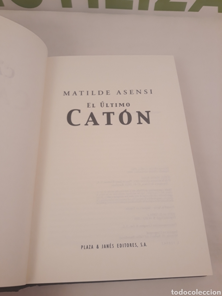 Libros de segunda mano: El ultimo caton. Matilde asensi. - Foto 3