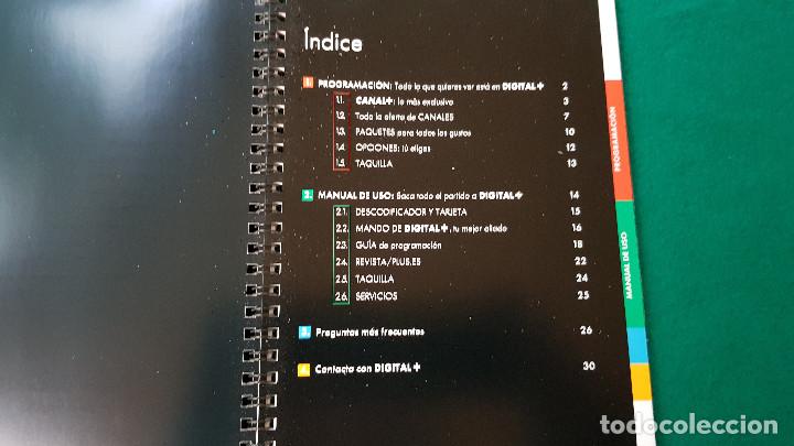 Libros de segunda mano: MANUAL DE USO DIGITAL+ CANAL+ - Foto 2