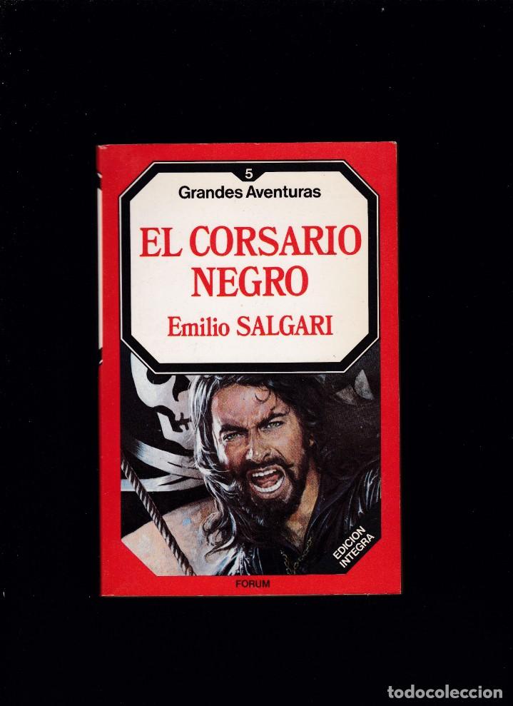 Libros de segunda mano: EL CORSARIO NEGRO - EMILIO SALGARI - EDICIONES FORUM 1984 - Foto 1