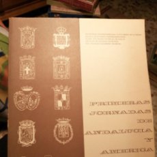 Libros de segunda mano: PRIMERAS JORNADAS DE ANDALUCÍA Y AMÉRICA. TOMO II 