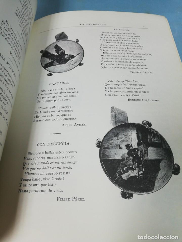 Libros de segunda mano: La Pandereta. 1892. Facs&iacute;mil. 1980. - Foto 4