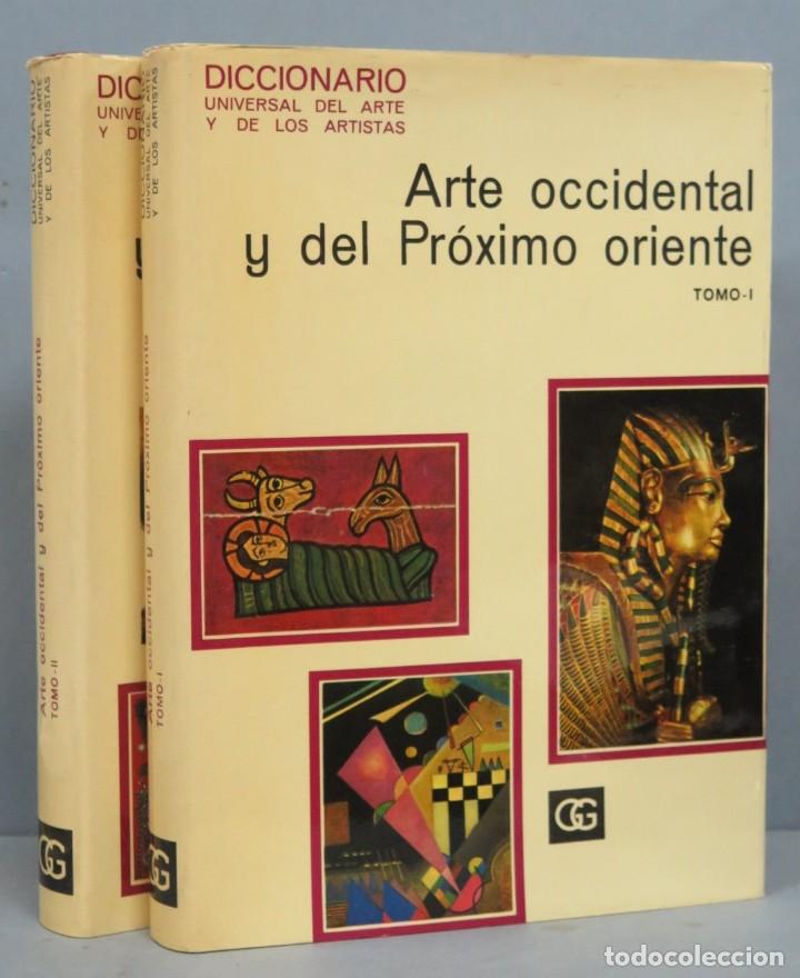 Second hand books: DICCIONARIO UNIVERSAL DEL ARTE Y DE LOS ARTISTAS. ARTE OCCIDENTAL Y DEL PROXIMO ORIENTE. 2 TOMOS