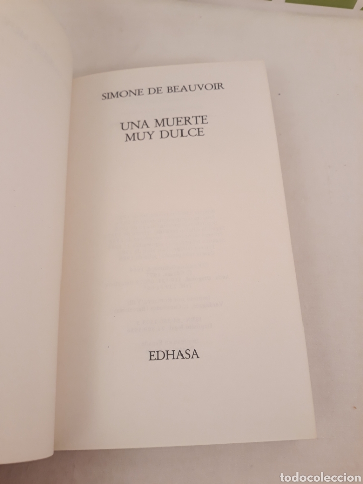 Libros de segunda mano: Simone de beauvoir.Una muerte muy dulce.Edhasa. - Foto 3