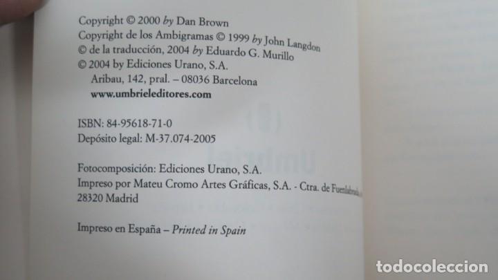 Libros de segunda mano: 2005.- &Aacute;NGELES Y DEMONIOS. DAN BROWN - Foto 2