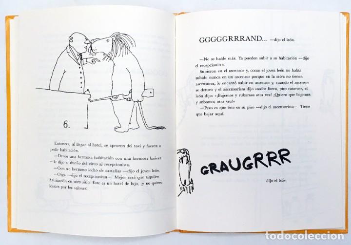 Libros de segunda mano: LAFCADIO, EL LE&Oacute;N QUE DEVOLVI&Oacute; EL DISPARO - SHEL SILVERSTEIN - LIBRO ILUSTRADO, 1992 PRIMERA EDICI&Oacute;N - Foto 7