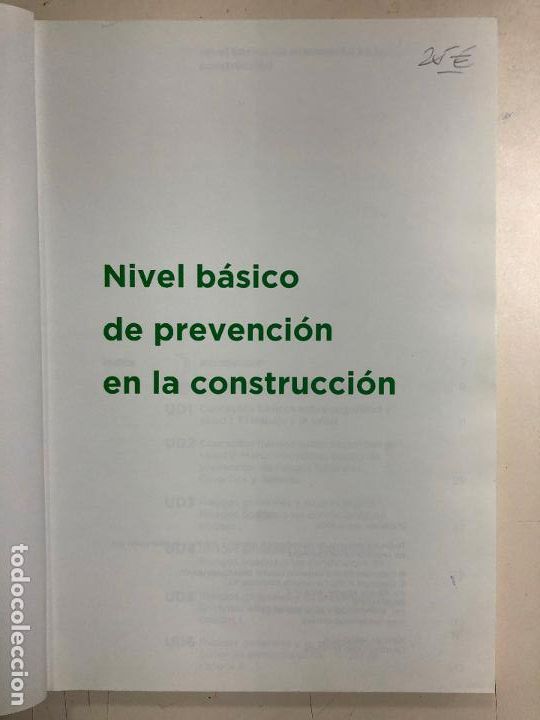 Libros de segunda mano: NIVEL BASICO DE PREVENCION EN LA CONSTRUCCION. - Foto 2