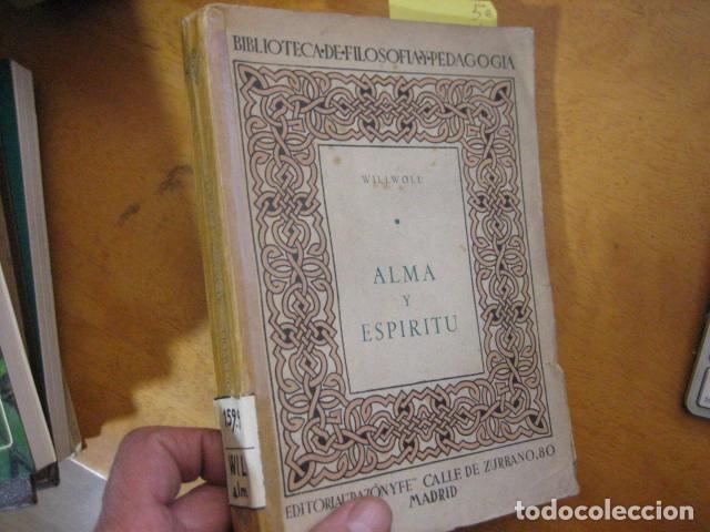 Libros de segunda mano: Alma y Espiritu - Alejandro Willwoll - Foto 1