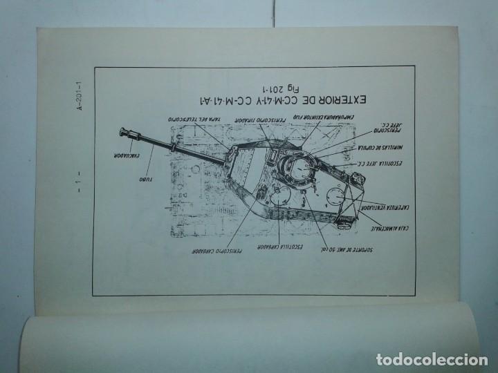 Libros de segunda mano: ARMAMENTO Y TIRO CARROS DE COMBATE M-41 TEXTO Y L&Aacute;MINAS 19?? EAE - Foto 5