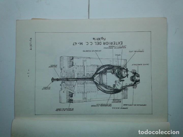 Libros de segunda mano: ARMAMENTO Y TIRO CARROS DE COMBATE M-47 TEXTO Y L&Aacute;MINAS 19?? EAE - Foto 5