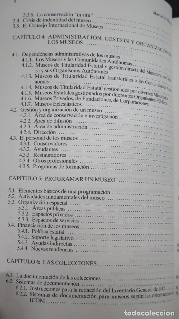 Libros de segunda mano: MANUAL DE MUSEOLOG&Iacute;A. Francisca Hern&aacute;ndez Hern&aacute;ndez - Foto 3