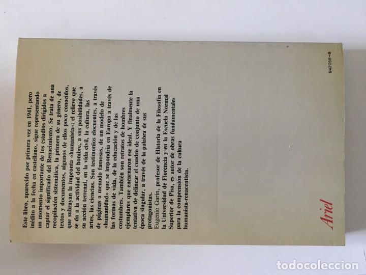 Libros de segunda mano: El Rancimiento italiano. Eugenio Garin - Foto 2