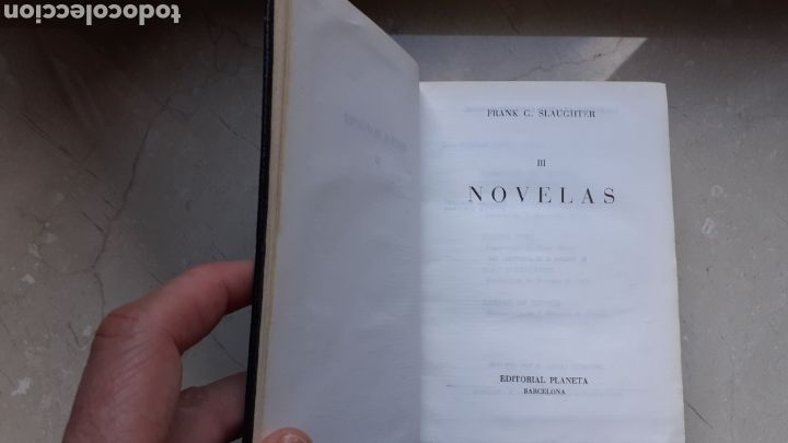 Libros de segunda mano: Novelas. Tomos 1 y 3. Frank G. Slaughter. Editorial Planeta. - Foto 3