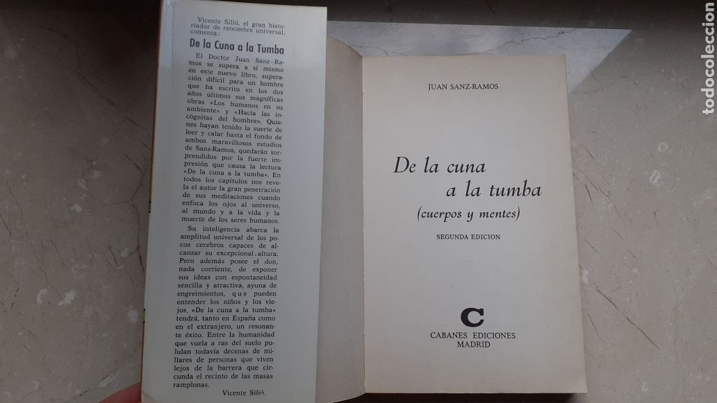 Libros de segunda mano: De la cuna a la tumba. Juan Sanz-Ramos. - Foto 2
