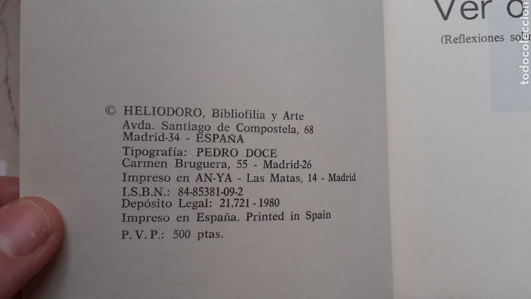 Libros de segunda mano: Ver o no Ver. Ram&oacute;n J. Sender. - Foto 4